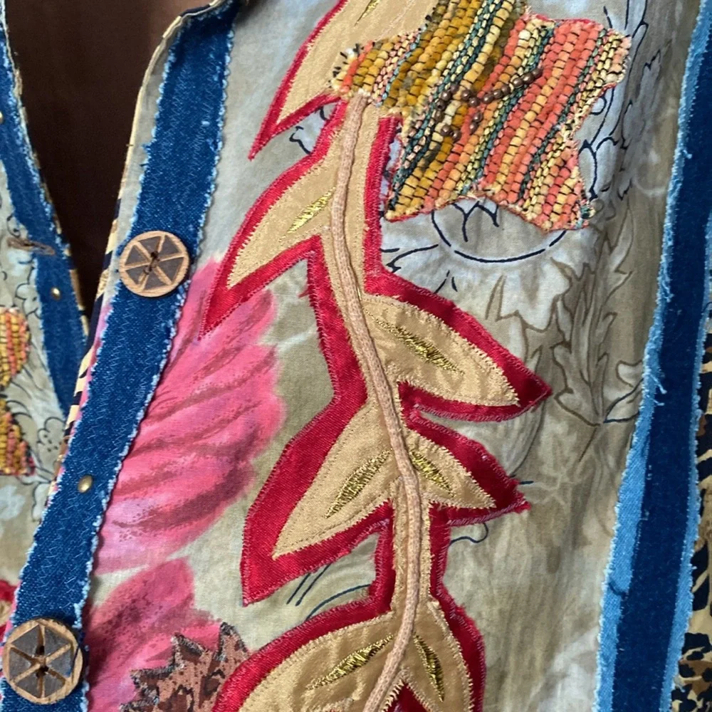 Draper’s & Damon’s Multi-Print Unique Jacket 🐆 🌸 - Picture 5 of 15